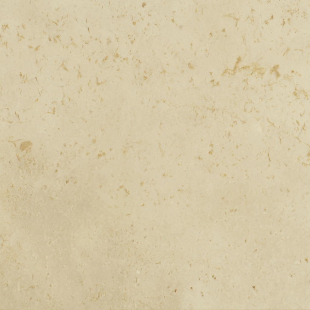 Mármol Crema Mexicano — crema uniforme con ligero moteado; muestra pulida para pisos y muros
